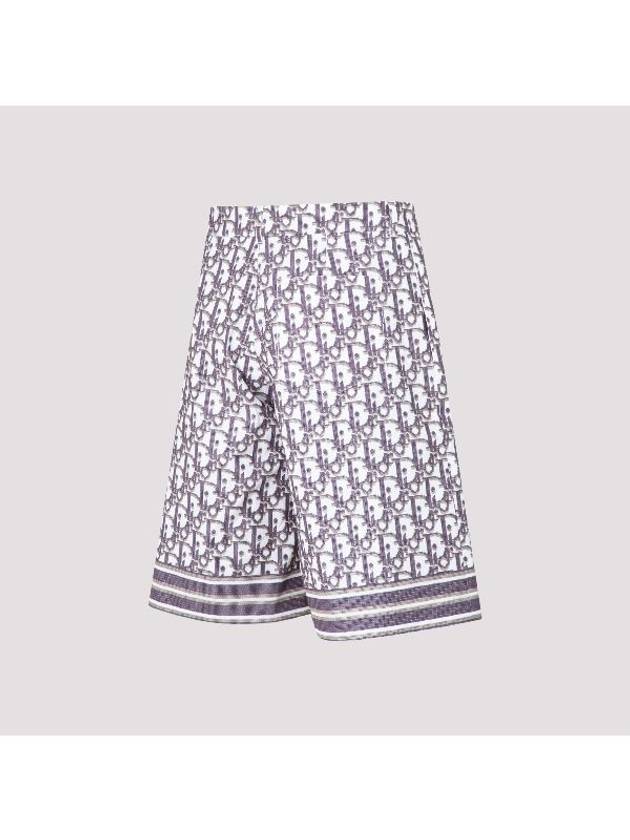 All Over Oblique Bermuda Shorts Purple - DIOR - BALAAN 4