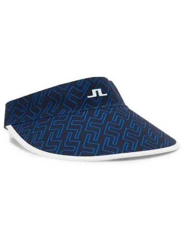 Alba Print Visor Blue Navy - J.LINDEBERG - BALAAN 1