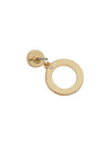 Halo Pave Drop Stud Earrings Gold - COACH - BALAAN 6