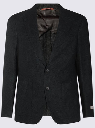 Canali Black Wool Blazer - CANALI - BALAAN 1