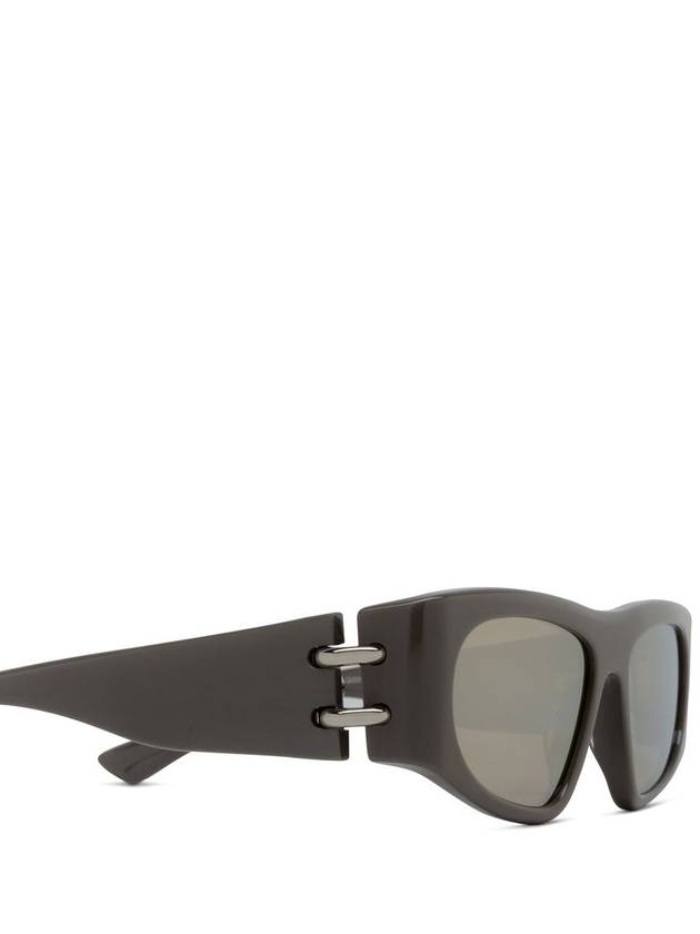 Alexander McQueen AM0471S Shiny Solid Taupe - ALEXANDER MCQUEEN - BALAAN 3