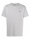 Polo Pony Logo Short Sleeve Tshirt Gray 710811284 004 - RALPH LAUREN - BALAAN 1