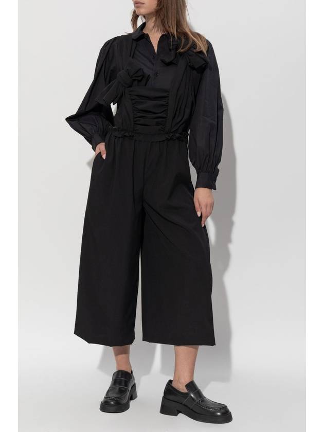 CDG By Comme Des Garçons Wool Jumpsuit, Women's, Black - COMME DES GARCONS - BALAAN 2