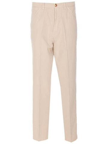 Twill Gabardine Trousers With Garment - BRUNELLO CUCINELLI - BALAAN 1