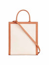 Vertical Cabas Tote Bag Small Natural - CELINE - BALAAN 5