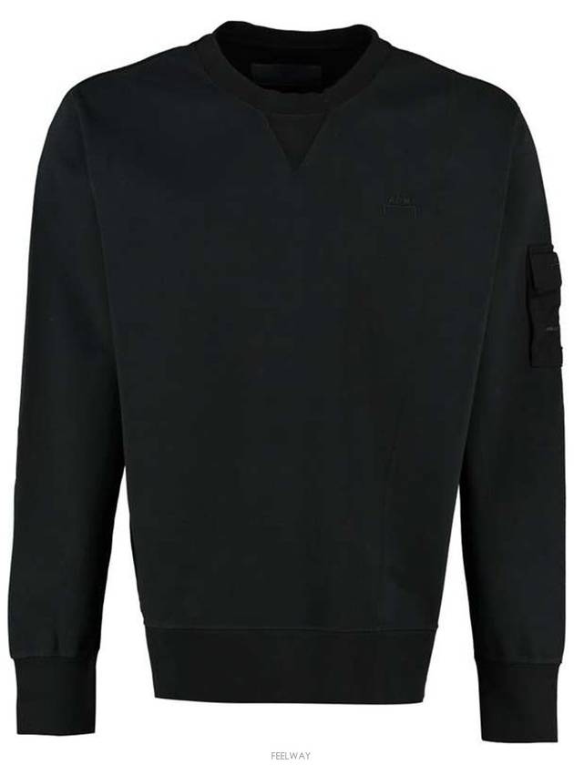 ACWMW041 BLACKPocket sleeve black sweatshirt - A-COLD-WALL - BALAAN 2