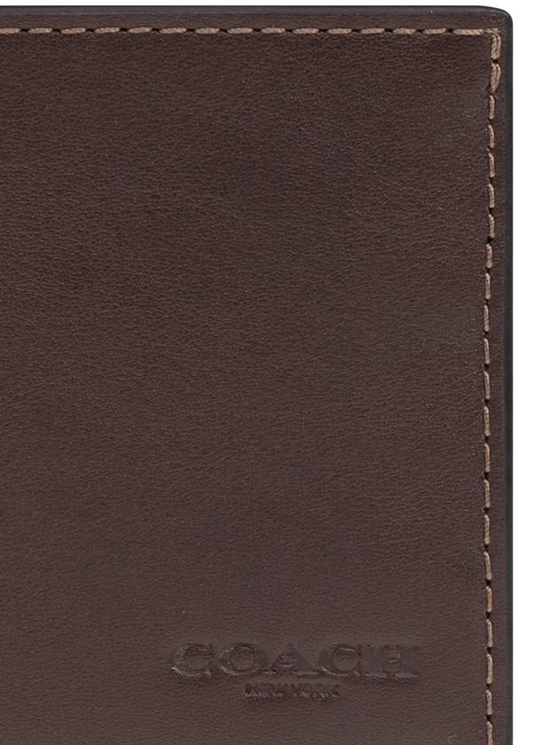 Coach Leather Wallet, Men's, Brown - COACH - BALAAN 5