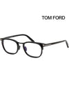 Blue light blocking glasses frame TF5785DB 005 metal combination square Asian fit - TOM FORD - BALAAN 1