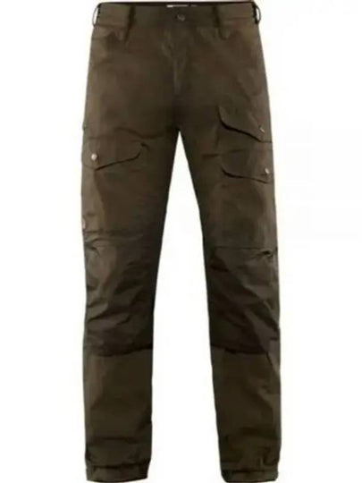 Men's Vidda Pro Ventilated Track Pants Dark Olive - FJALL RAVEN - BALAAN 2