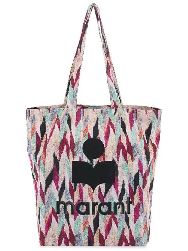 Woom Eco Graphic Cotton Tote Bag - ISABEL MARANT - BALAAN 3