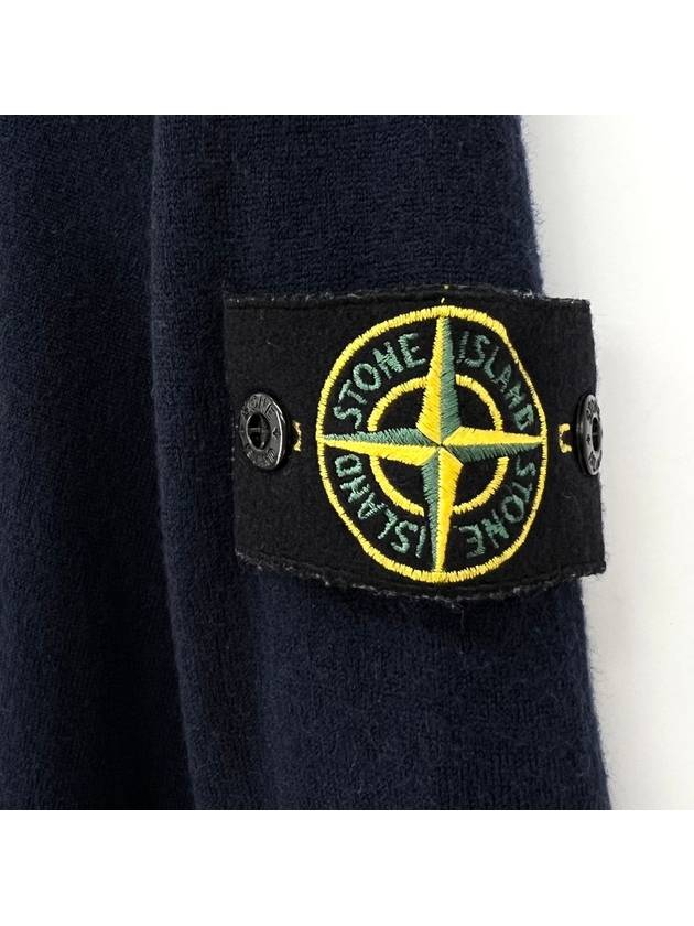 Logo wappen knit navy L size - STONE ISLAND - BALAAN 5