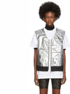 Embush Silver and Black Padded Vest - AMBUSH - BALAAN 6