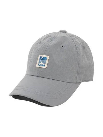 KODAK Blue Logo Relax Fit Ball Cap LIGHT GRAY - KODO - BALAAN 1