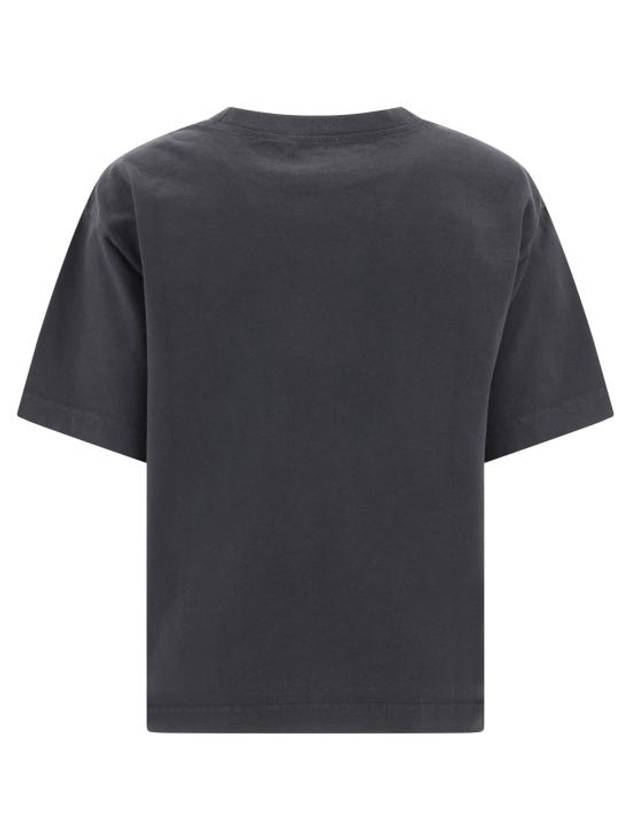 Logo Crew Neck Short Sleeve T-Shirt Black - ACNE STUDIOS - BALAAN 3