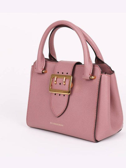 Grainy pink two strap shoulder bag - BURBERRY - BALAAN 2