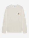 Chillax Fox Patch Classic Sweatshirt Ecru - MAISON KITSUNE - BALAAN 2