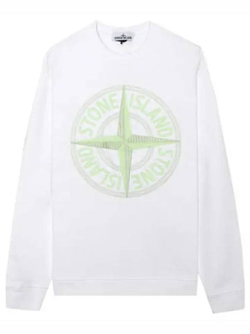 Garment Dying Compass Logo Embroidered Sweatshirt Men - STONE ISLAND - BALAAN 1