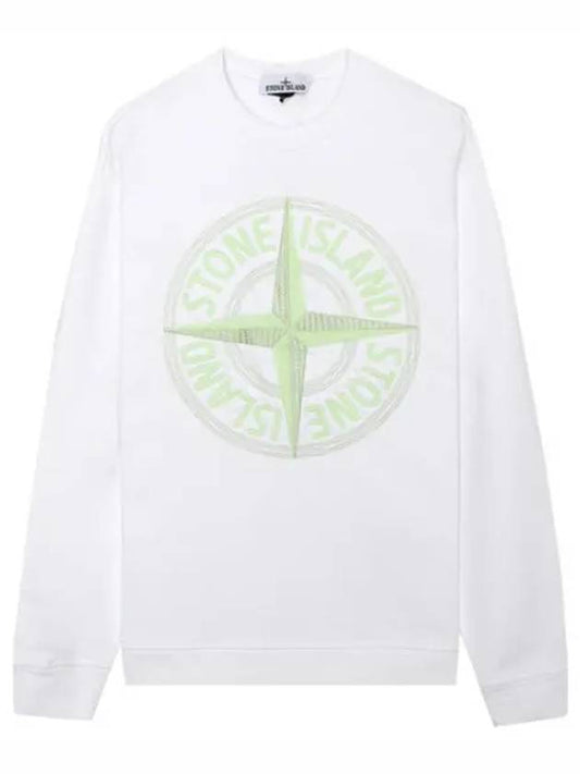 Garment Dying Compass Logo Embroidered Sweatshirt Men - STONE ISLAND - BALAAN 1