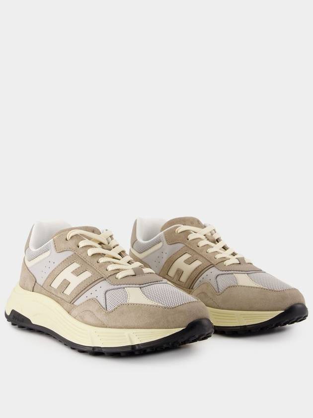 Hogan Hyperlight Sneakers - Hogan - Leather - Khaki - HOGAN - BALAAN 2