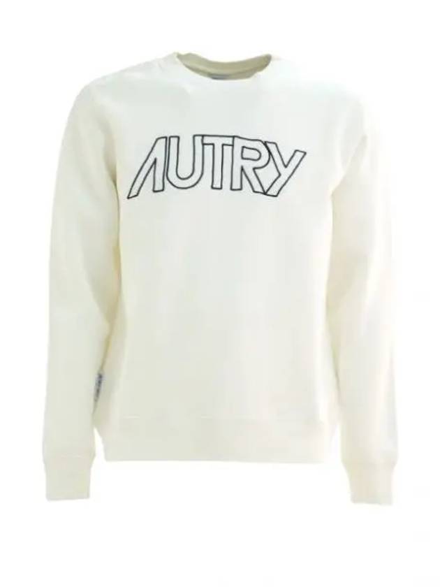 Women s brushed sweatshirt SWIW 408W WHITE - AUTRY - BALAAN 1