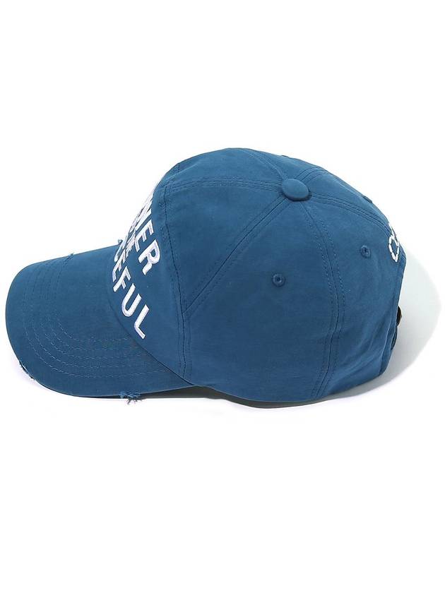 Power to The Peaceful Pannel Ball Cap Blue - OGARP - BALAAN 4