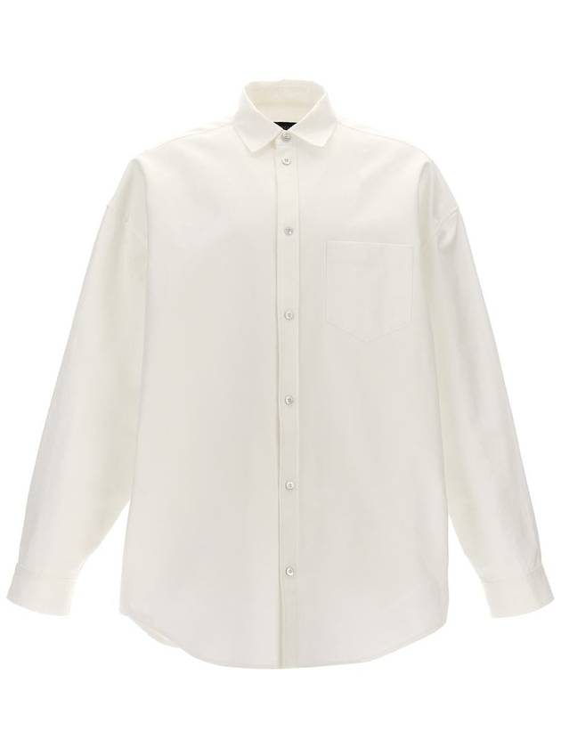 Outerwear Large Fit Shirt White - BALENCIAGA - BALAAN 2