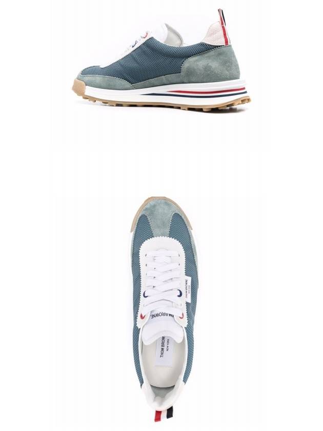 Tesuto Mesh Tech Runner Low Top Sneakers Dark Blue - THOM BROWNE - BALAAN 6