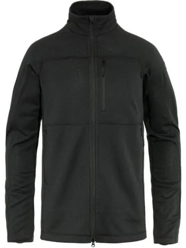 Men's Abisko Lite Fleece Jacket Black - FJALL RAVEN - BALAAN 2