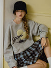 Cozy Haven Sweat Shirts Melange Gray Sweatshirt - GOCORI - BALAAN 4