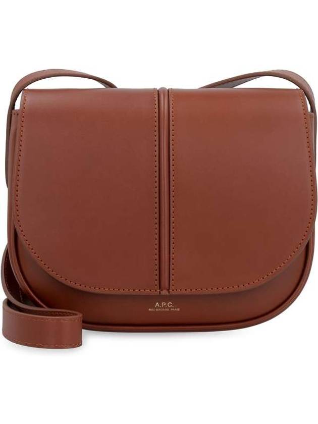 Women's Charlotte Leather Cross Bag Brown - A.P.C. - BALAAN 4