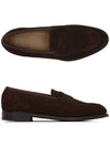 Mink Piccadally Suede Flat Loafers E PICCADILLY 184 - EDWARD GREEN - BALAAN 1