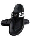 Medusa Greca Flip Flops White Black - VERSACE - BALAAN 8