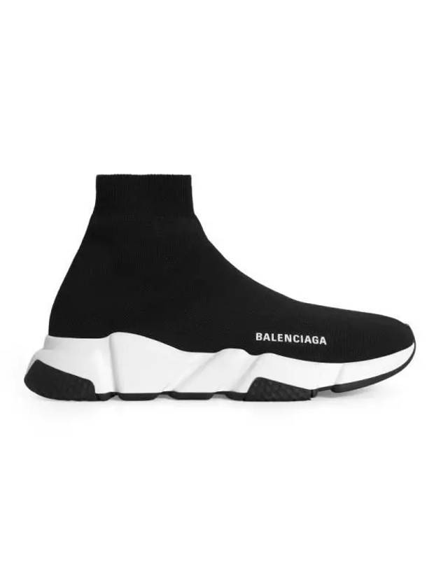 Speed Trainer  High Top Sneakers Black White - BALENCIAGA - BALAAN 3