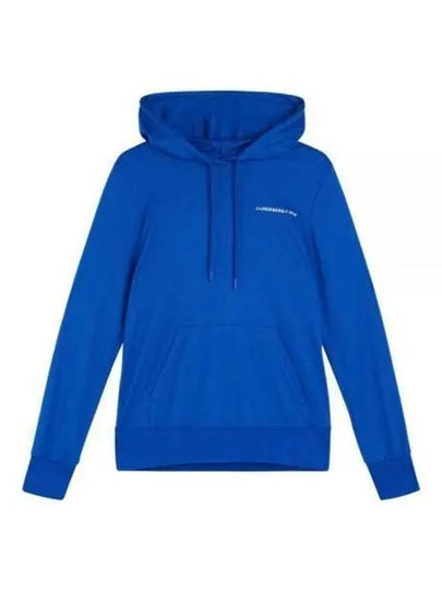 Vice Logo Relaxed Fit Hoodie Blue - J.LINDEBERG - BALAAN 2