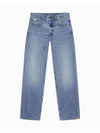 Jeans Signature 90S Straight Fit Jeans Mid Blue - CALVIN KLEIN - BALAAN 1