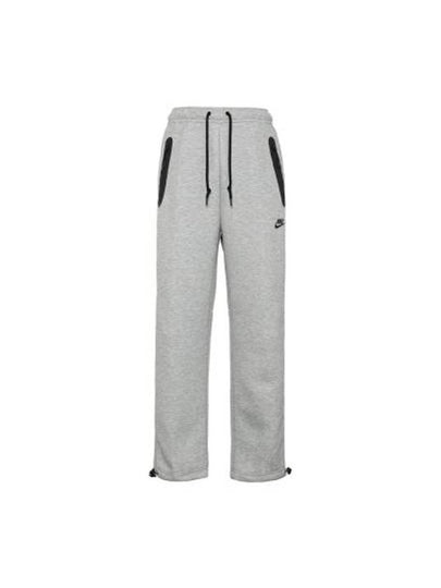 Tech Fleece Fleece Track Pants Dark Grey Heather Black - NIKE - BALAAN 2