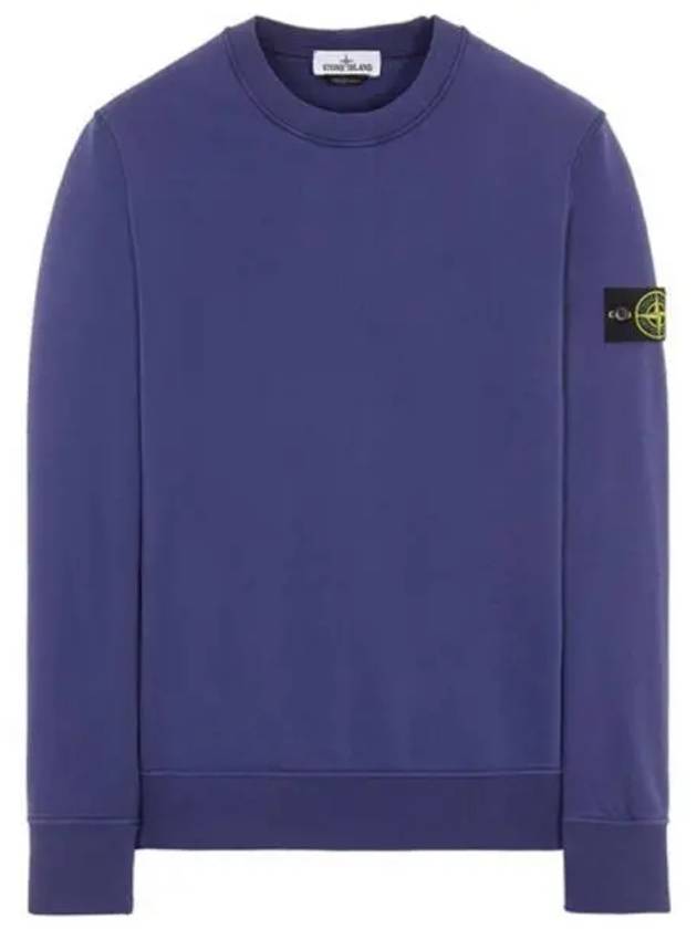 Wappen Patch Crew Neck Sweatshirt Dark Blue - STONE ISLAND - BALAAN 2