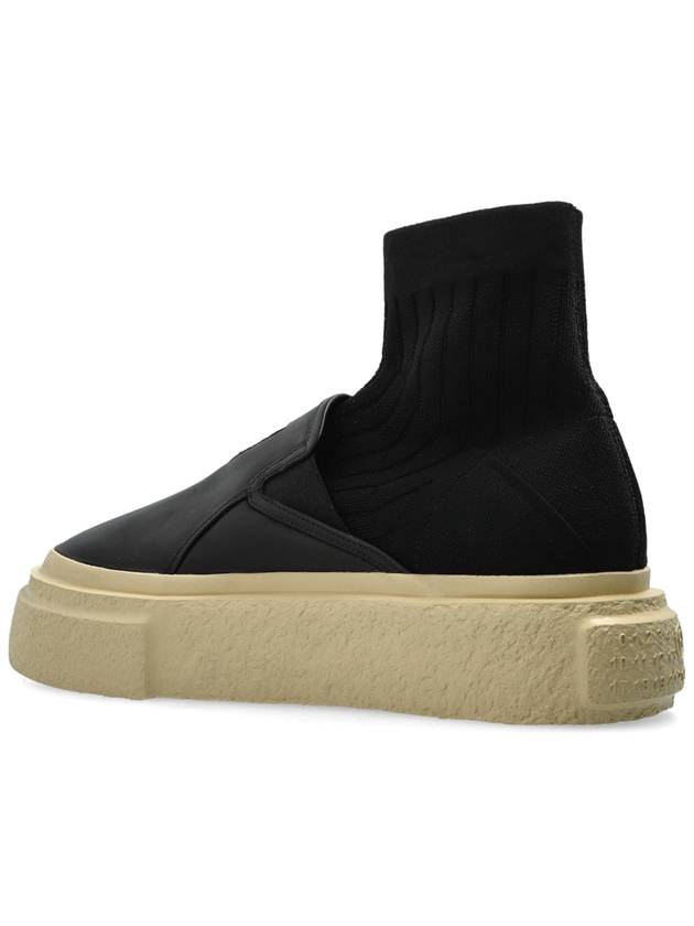 MM6 Maison Margiela Sneakers With Sock, Men's, Black - MAISON MARGIELA - BALAAN 5