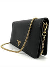 Saffiano gold mini cross bag woc 1zh029 - PRADA - BALAAN 4