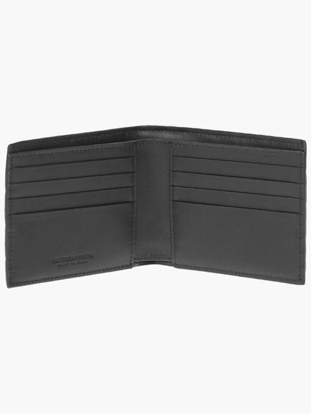 Intrecciato Half Wallet Black - BOTTEGA VENETA - BALAAN 3