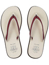 striped strap flip flops MZUNAVH315CGG53 - BRUNELLO CUCINELLI - BALAAN 7