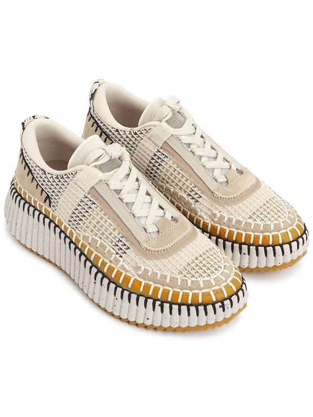 Nama Low Top Sneakers Biscotti Beige - CHLOE - BALAAN 4