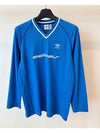 Loose fit jersey track top IS3852 blue WOMENS JP M XL - ADIDAS - BALAAN 2