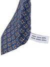 Tetris Print Silk Tie Navy - SALVATORE FERRAGAMO - BALAAN 10