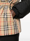 Check Reversible Down Padding Beige Black - BURBERRY - BALAAN 6