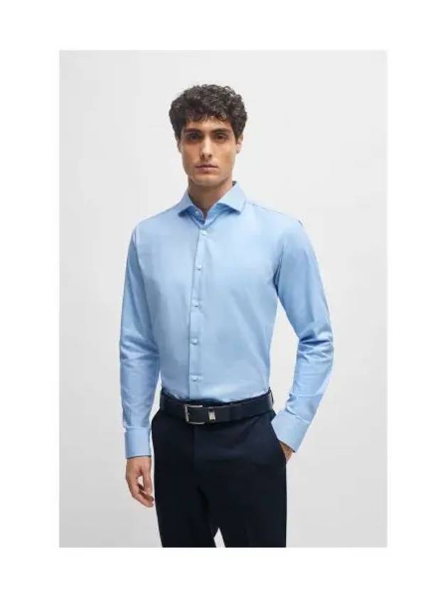 Suit shirt stretch cotton regular fit 50474279 450 - BOSS - BALAAN 1