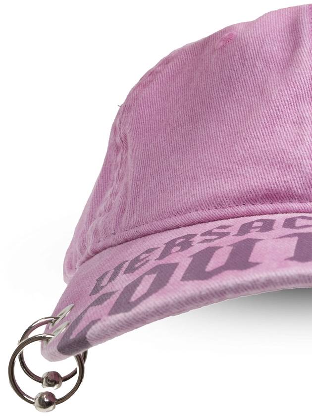 Versace Jeans Couture Baseball Cap, Men's, Pink - VERSACE - BALAAN 4