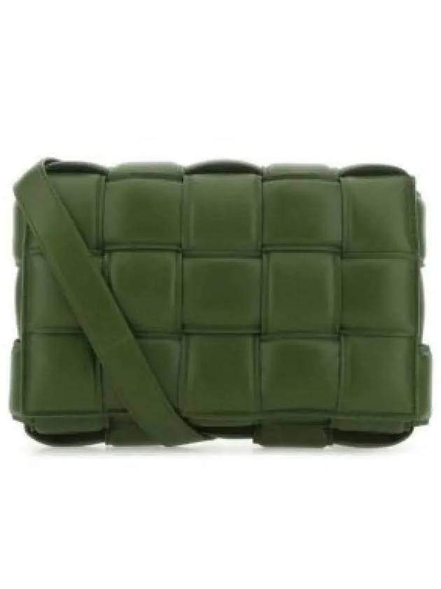 Gold Padded Cassette Padded Nappa Leather Small Cross Bag Military Green - BOTTEGA VENETA - BALAAN 2