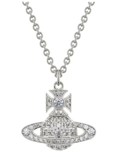 Carmella Bath Relief Pendant Necklace Platinum White - VIVIENNE WESTWOOD - BALAAN 1