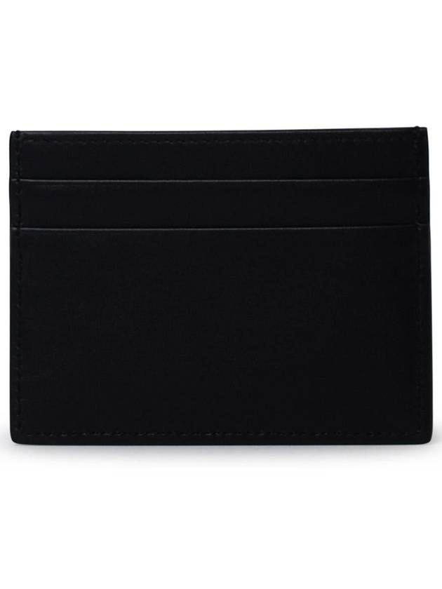 logo leather card wallet black - DOLCE&GABBANA - BALAAN 4